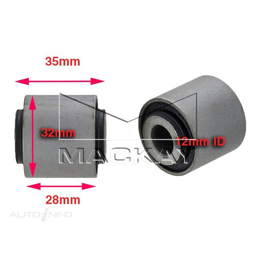 Mackay Control Arm Bush Kit Rear For Mazda3 BK 2003 - 2009 - RBK1011