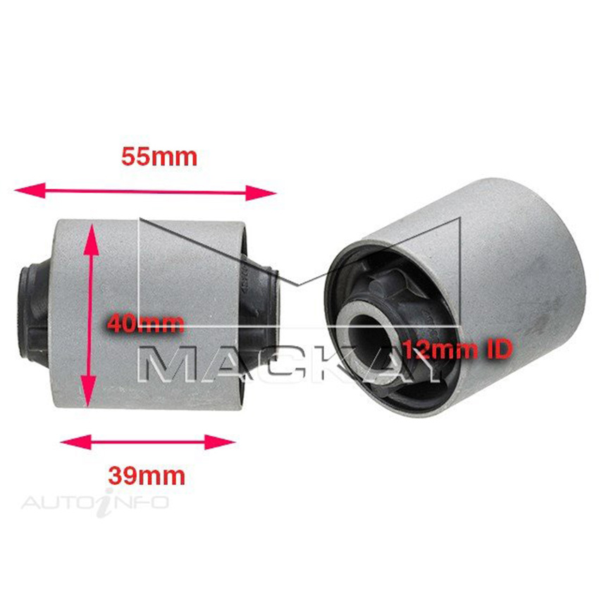 Mackay Trailing Arm Bush Kit Front Rear For Toyota Camry ACV36 40R 2002 - 2011