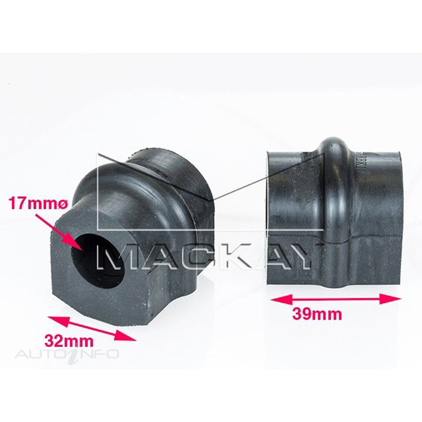 RBK1020 Sway Bar Bush Kit Rear for Nissan X-Trail T30 2000 - 2007