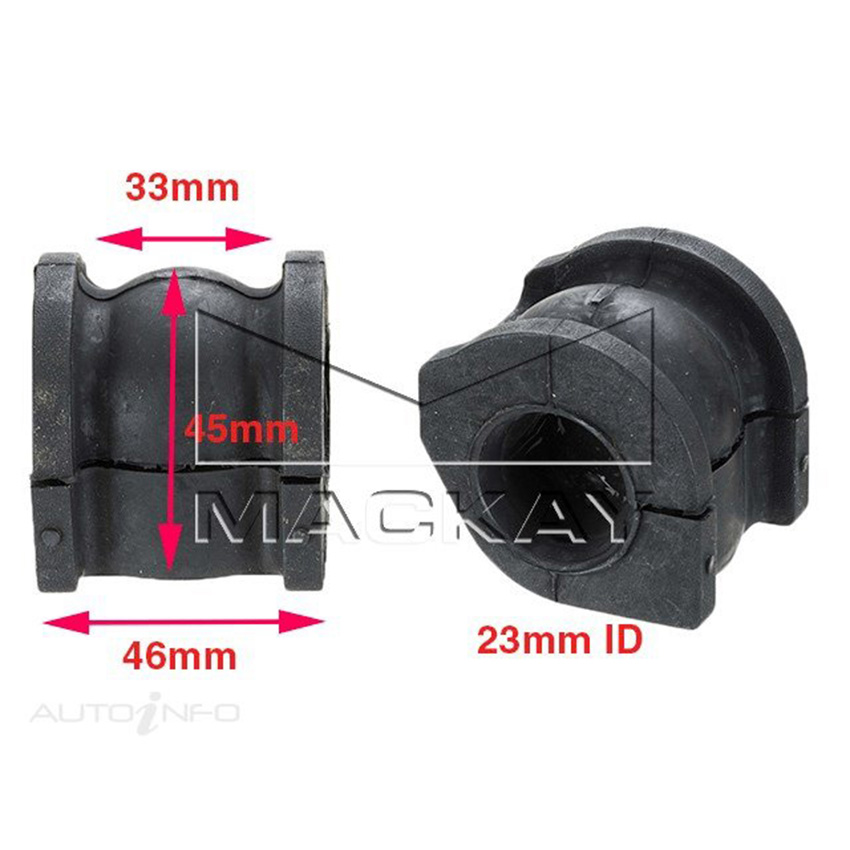 RBK1040 Sway Bar Bush Kit Front for Honda Civic FD 2006 - 2012