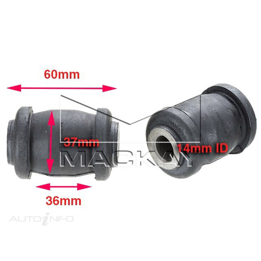 Mackay Control Arm Bush Kit Front Inner Lwr Front For Mitsubishi Lancer CJ CF