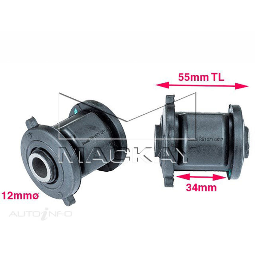 RBK1071 Trailing Arm Bush Kit Lower Rear for Toyota Camry SXV20R 1997 - 2002
