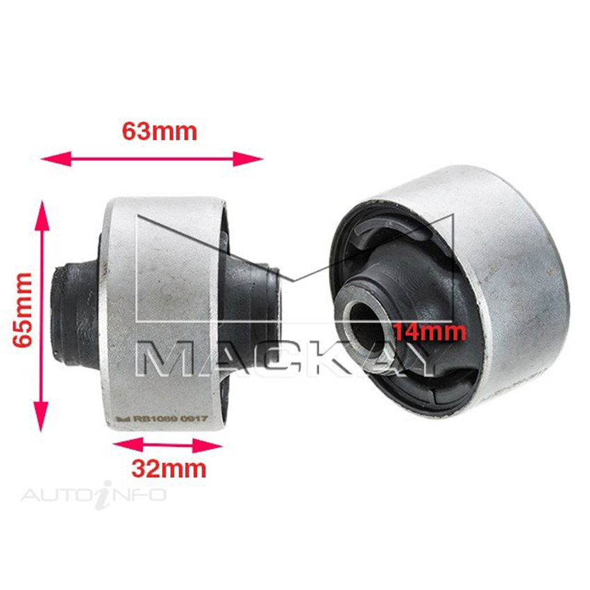 Mackay Control Arm Bush Kit Front Inner Lower For Honda Civic FD From 2006 -2012