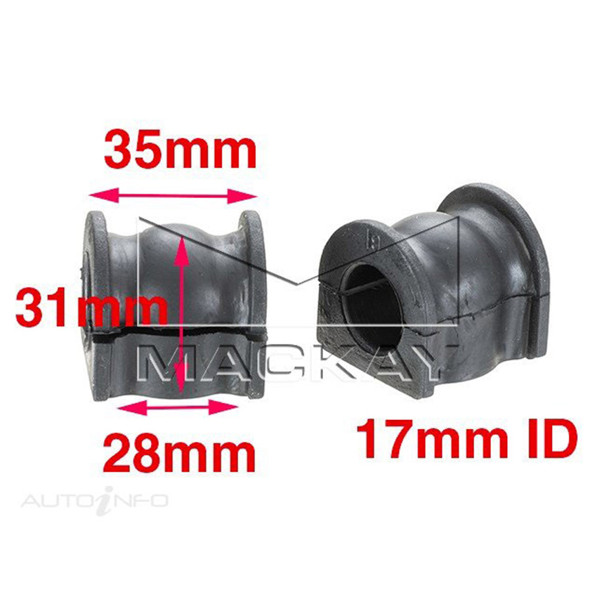 Sway Bar Bush Kit  Rear For Honda CRV RE, RE4