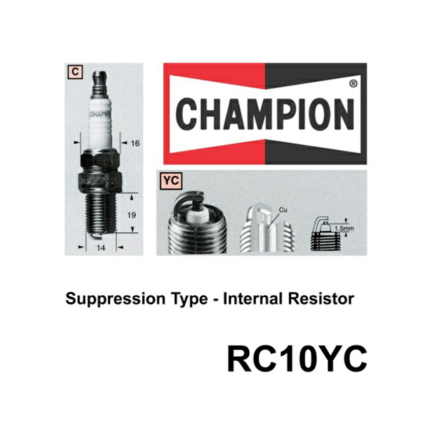 RC10YC Copper Plus Spark Plug for SSANGYONG REXTON RX320