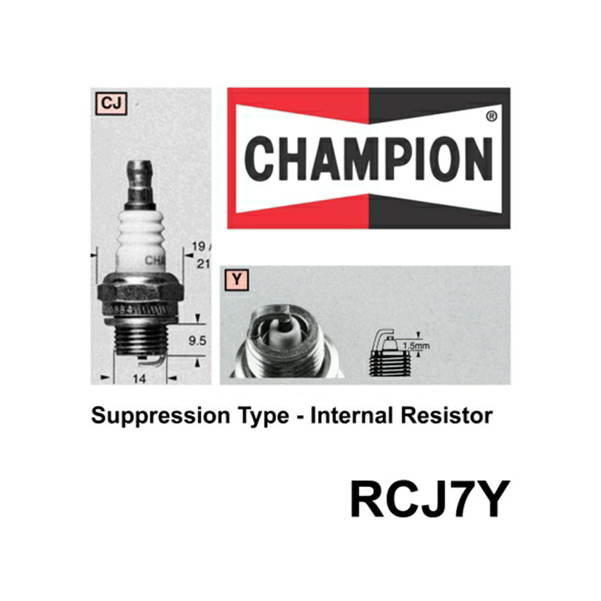 Champion RCJ7Y SPARK PLUG SMALL ENGINE (859)2 eBay