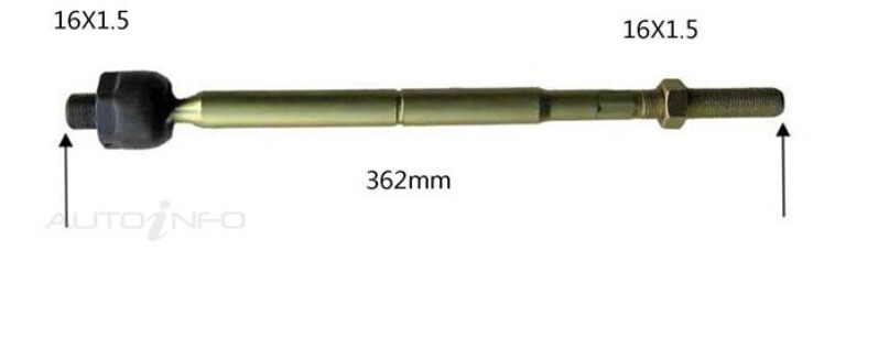 Protex Rack End For Ford Fairmont AU1, AU2, AU3, BA, BF 4.0L/4.9L/5.4L V8