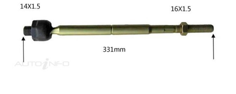 Protex Rack End For Chevrolet Lumina WH 3.8L/5.7L V6/V8 LN3 L36, L67, LS1 GENIII
