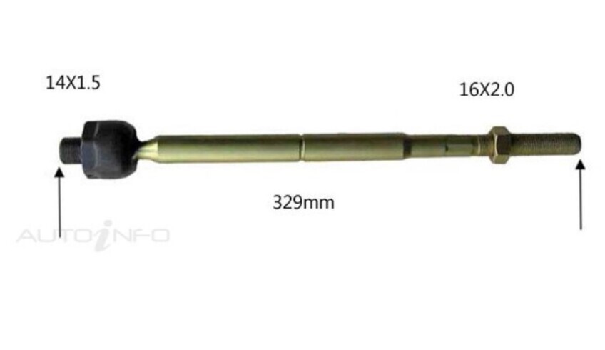 Protex Rack End For HSV Senator VT 5.0L/5.7L, VX 5.7L, VZ 6.0L V8 LS1 GENIII,LS2