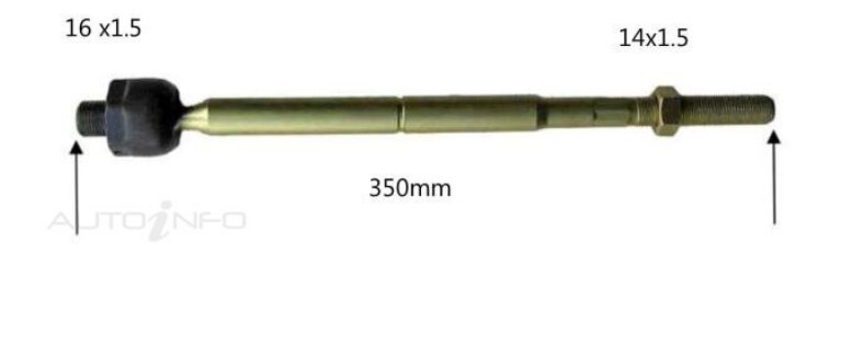 Protex Steering Rack End For Mazda Tribute 5Z 2.3L, 6Z,8Z 3.0L, CU,YU 2.0L/3.0L