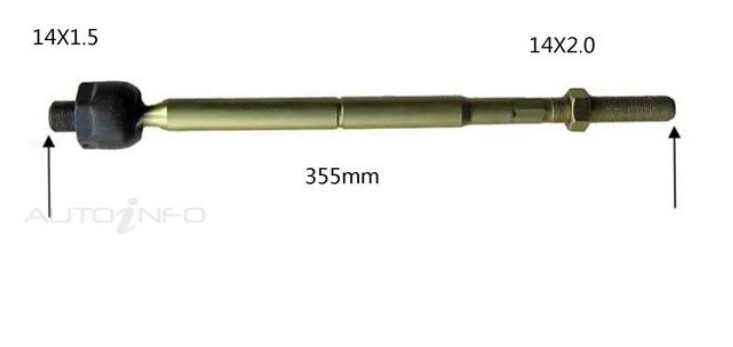 Protex Rack End For Ford Fairlane NA 3.9 Litre  3.9 4D Sedan