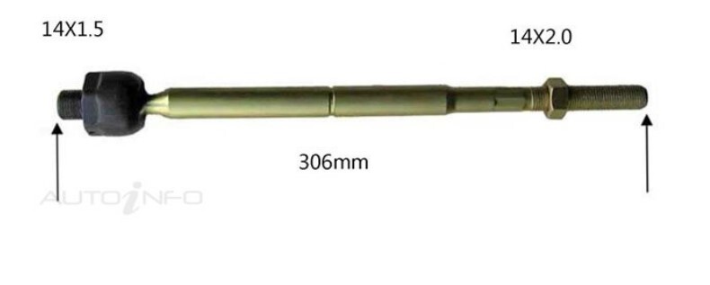 Protex Rack End For Holden Statesman VQ 3.8L/5.0L V6/V8 304 LB9, LG2 (L27)