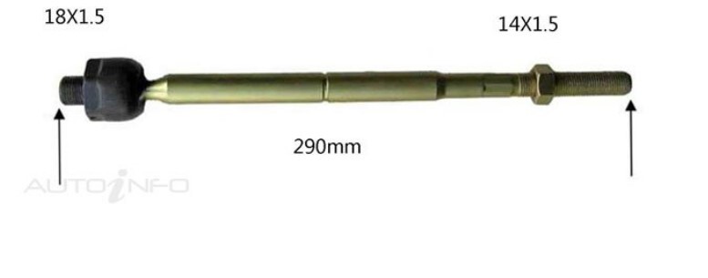 Protex Rack End For HSV Clubsport VE 6.0L/6.2L V8 LS2, LS3 4D Sedan/ Wagon