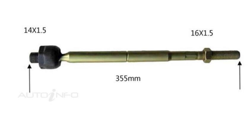 Portex Steering Rack End - RE954