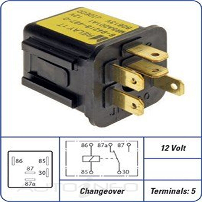 PAT Headlight Relay For Holden Astra 1.5L,1.6L EI6S E15 8V SOHC
