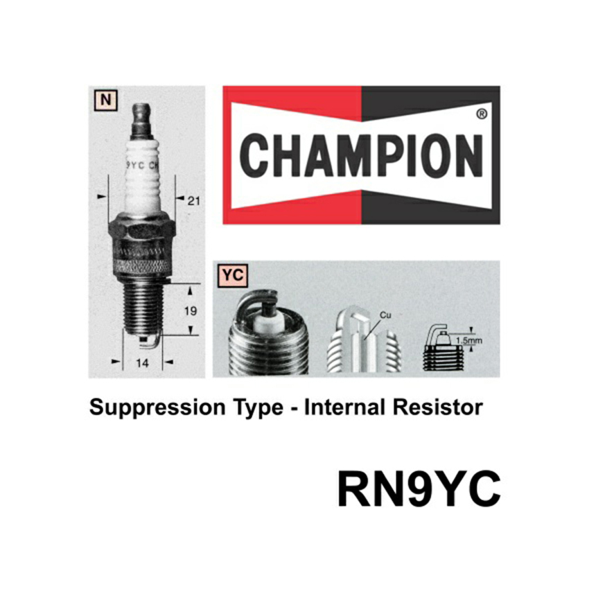 RN9YC Copper Plus Spark Plug for VOLVO 240 940