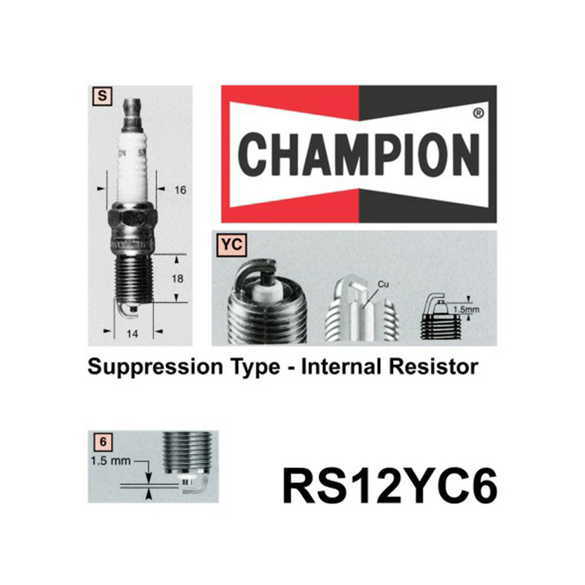 Copper Plus Spark Plug For HSV Commodore VN 3.8L 3800 LG2/LN3/L27