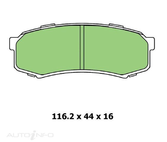 4WD Rear Rotors, Brake Pad & Calipers For Toyota Landcruiser VDJ76R 03/07-09/22