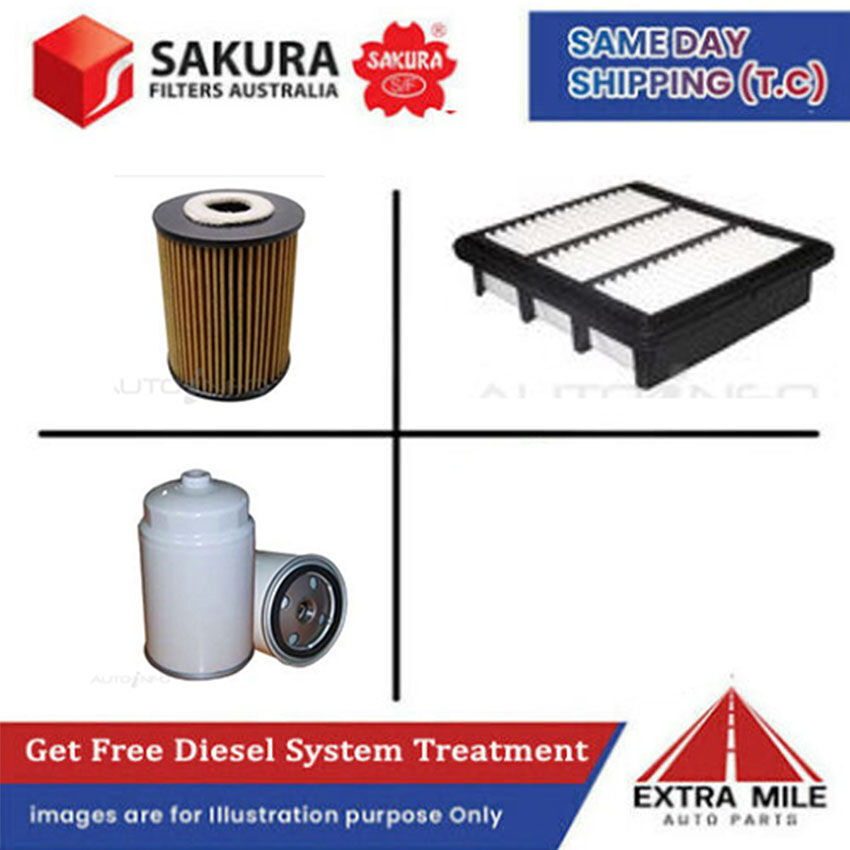 Sakura Filter Kit For Hyundai i30 FD 1.6L CRDi 03/08-04/12