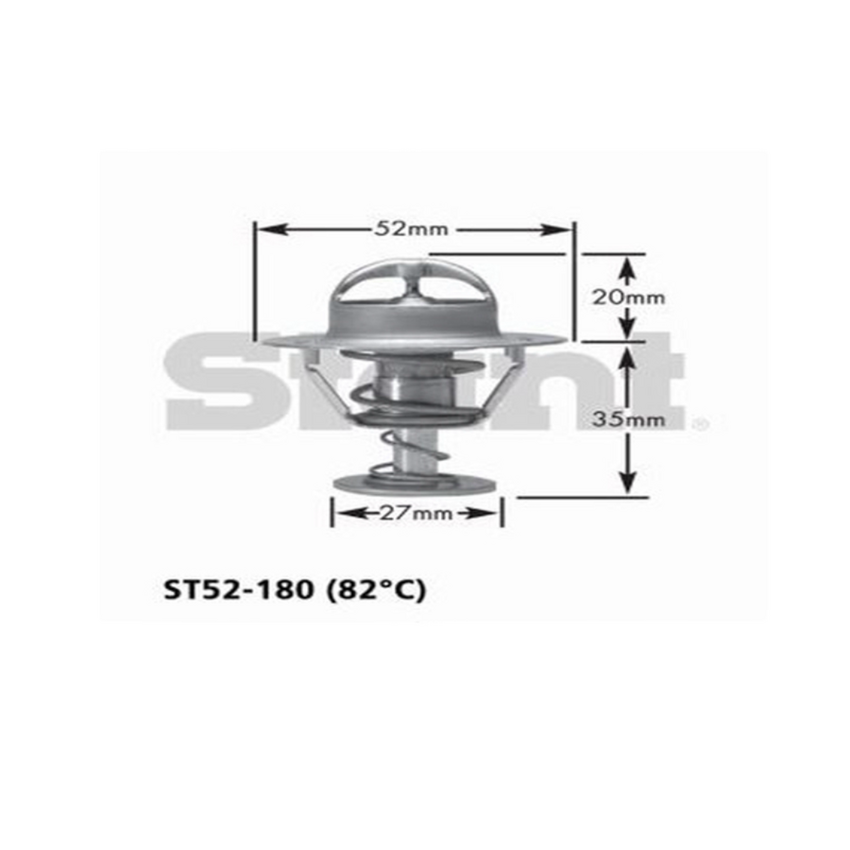 Gates Thermostat, coolant For Hyundai, Kia, Mazda - ST52-180