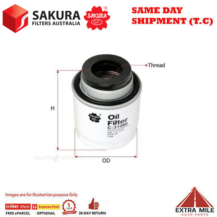 SAKURA Filter Kit For AUDI Al ax CAV 4Cyl 1.4L 2011-ON
