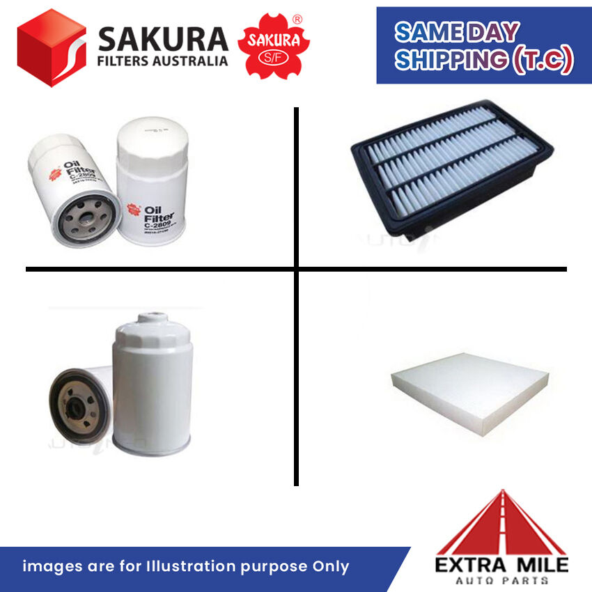 SAKURA Filter Kit For HYUNDAI SANTA FE CM D4EB 2.2L 11/2006-ON