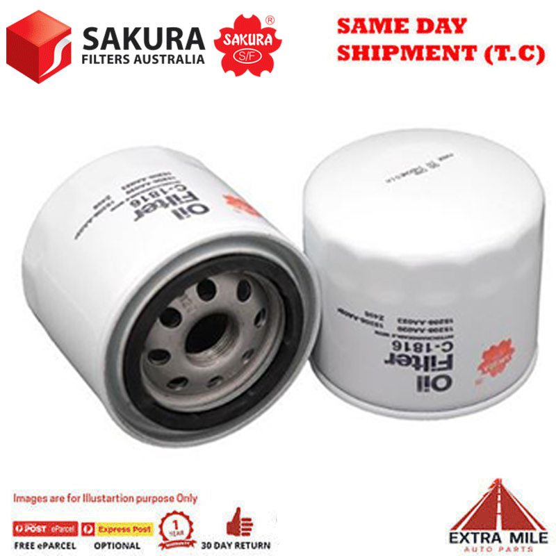 SAKURA Filter Kit For SUBARU FORESTER SG9 4Cyl 2.5L Petrol 07/2002-07/2003