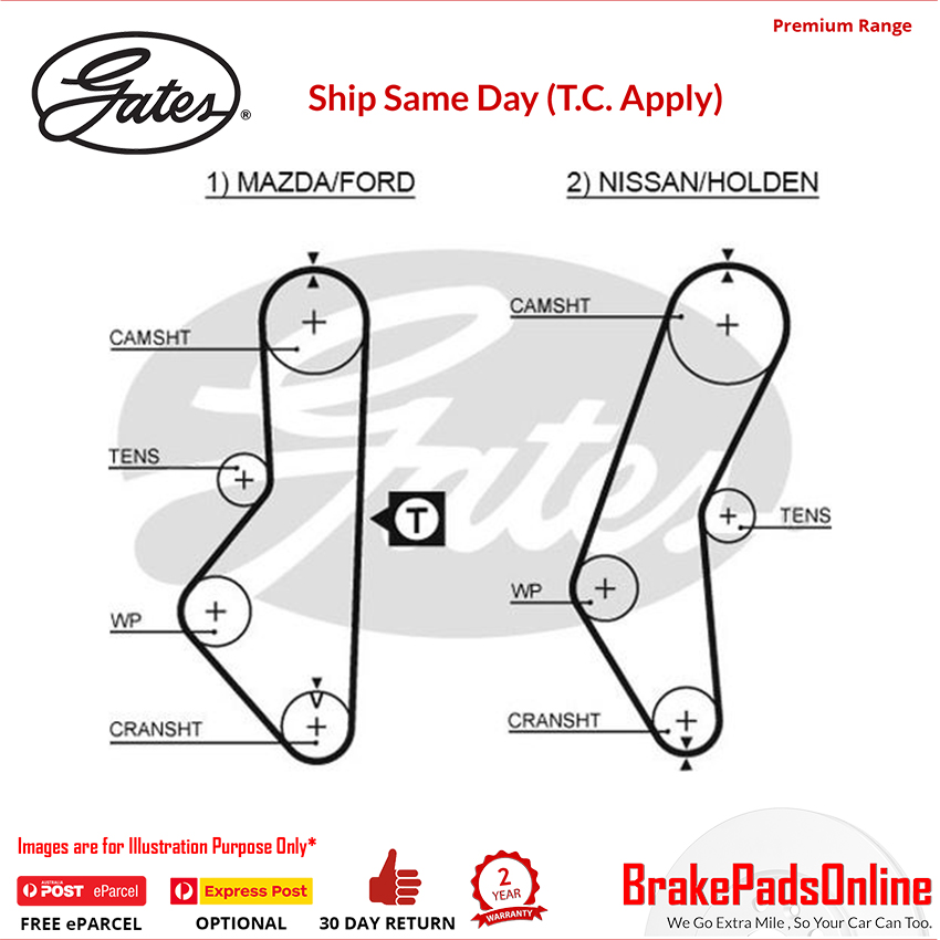 Timing Belt T077 for NISSAN Sunny MK VII N13