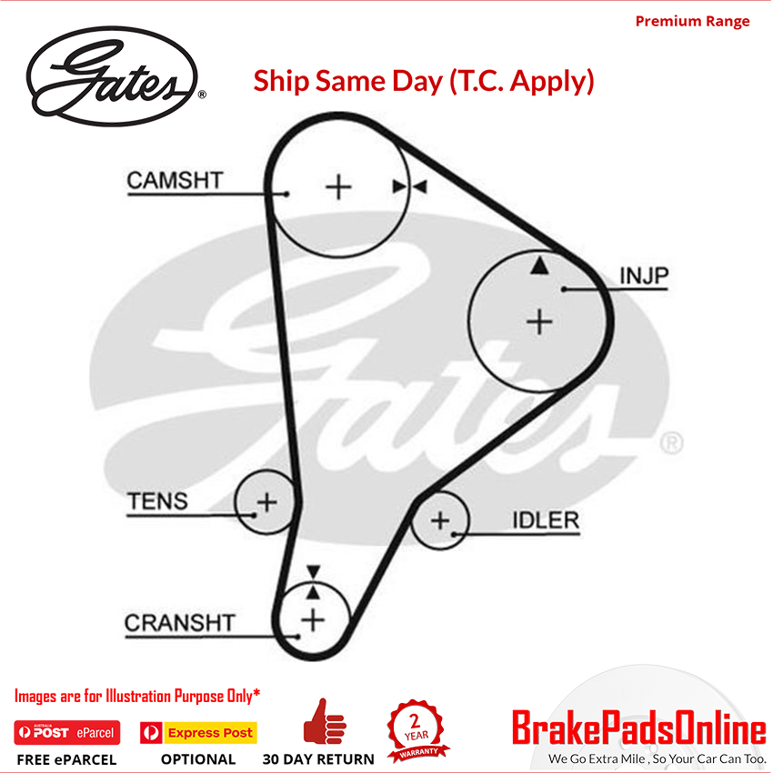 Timing Belt T084 for TOYOTA Hilux Surf MK I LN65