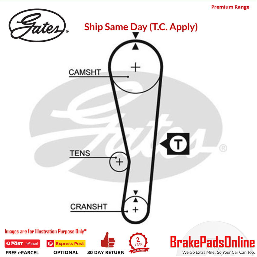 Timing Belt T095 for HOLDEN Drover QB