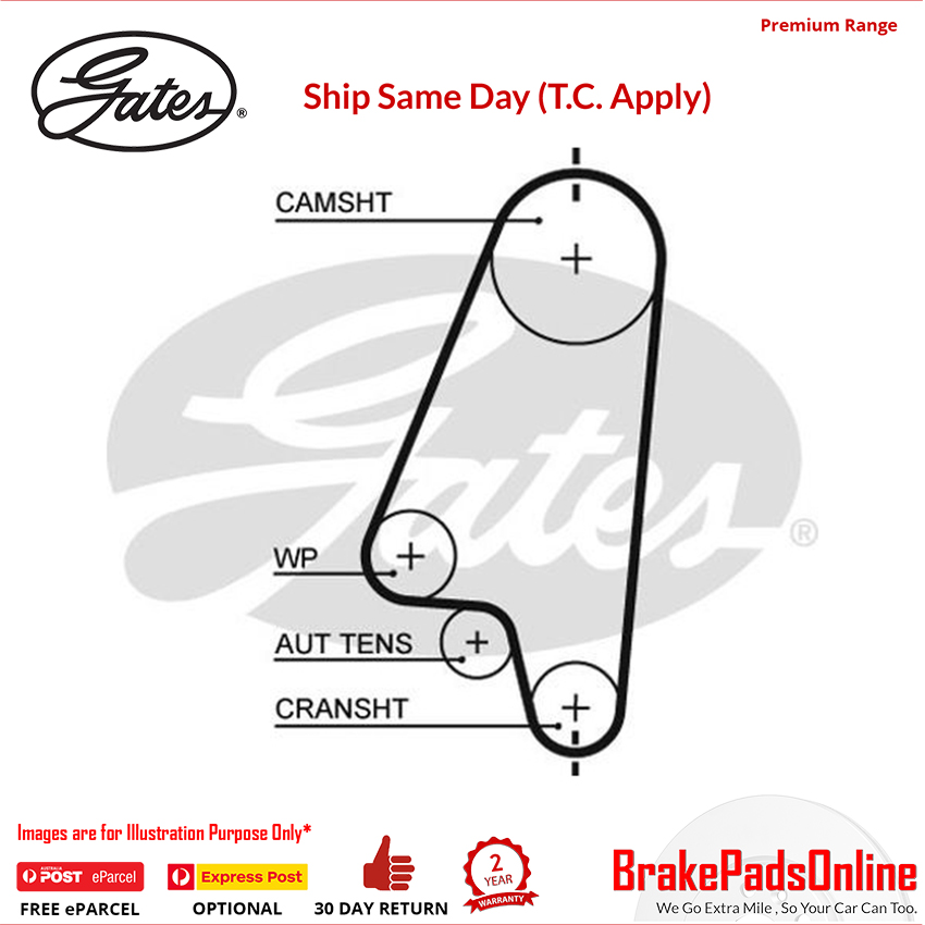 Timing Belt T1041 for DAEWOO Cielo 19