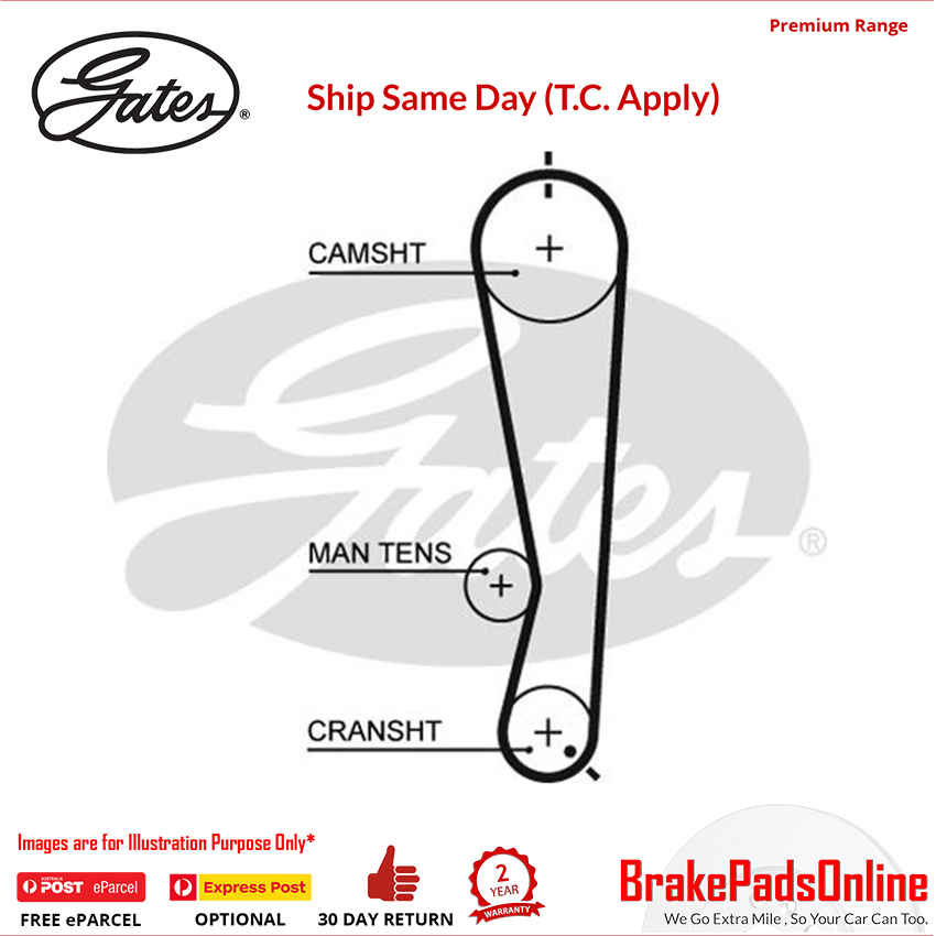 Timing Belt T1055 for DAIHATSU Sirion M100