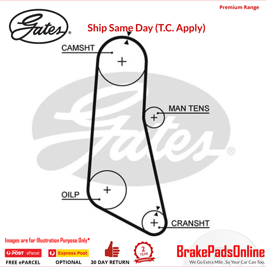 Timing Belt T122 for HOLDEN Jackaroo UBS