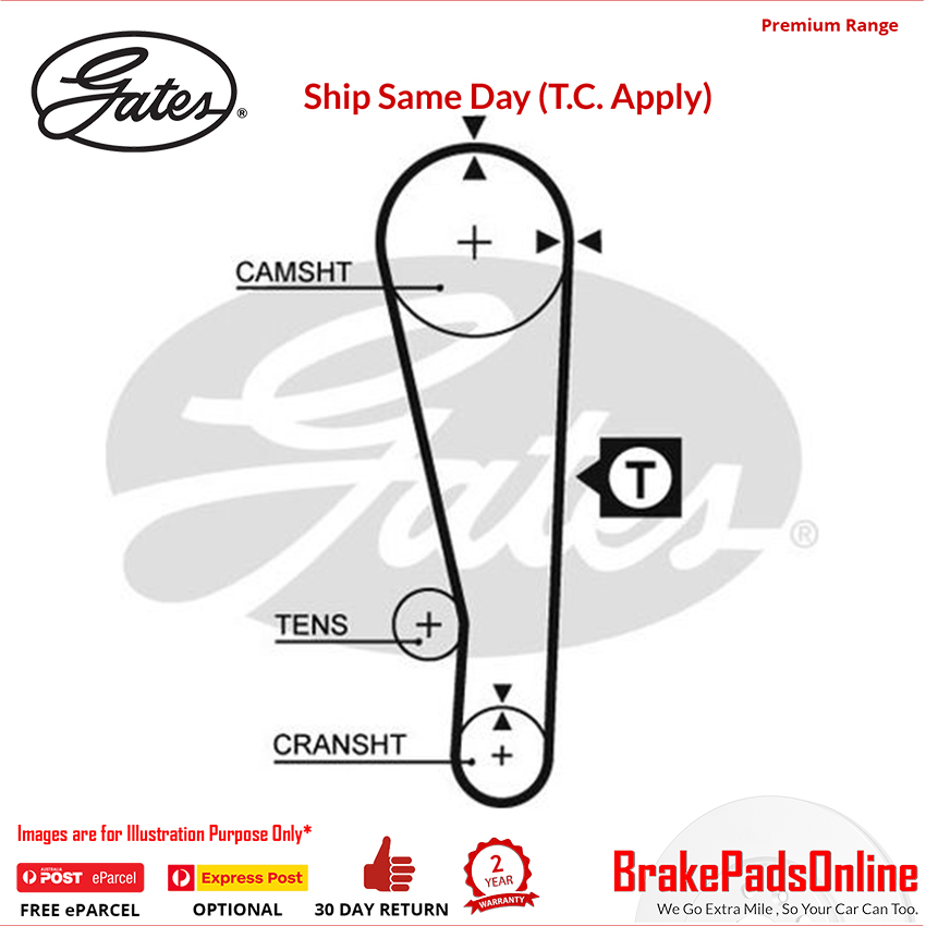 Timing Belt T141 for FORD Laser KE