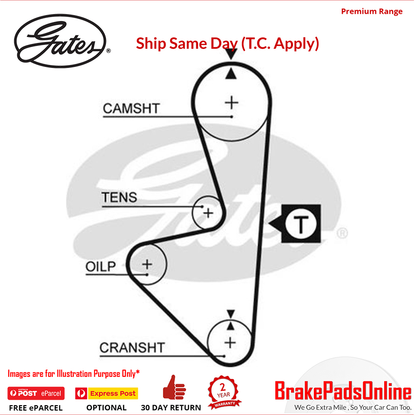 Timing Belt T147 for HOLDEN Jackaroo UBS