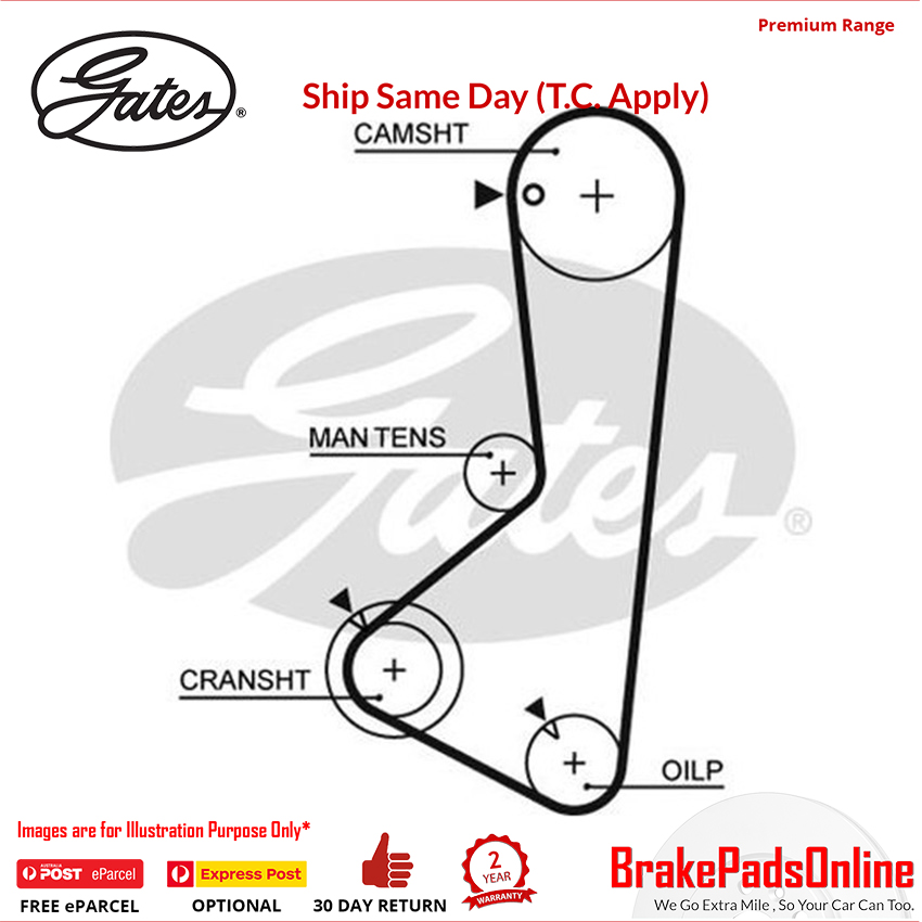 Timing Belt T155 for MITSUBISHI Galant MK VI E33A