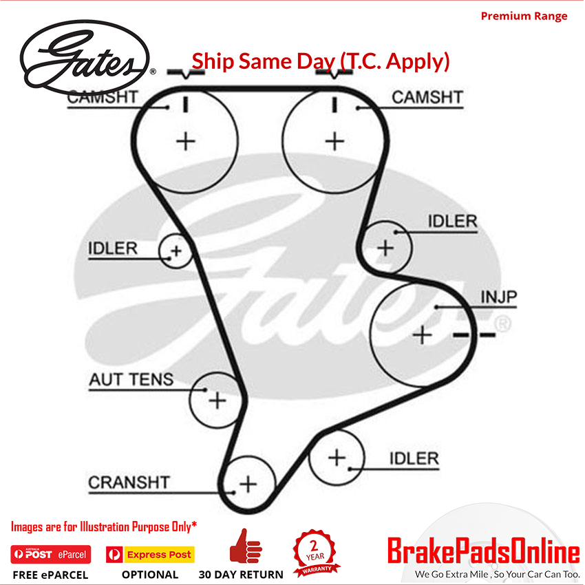 Timing Belt T1568 for KIA K2900 PU3