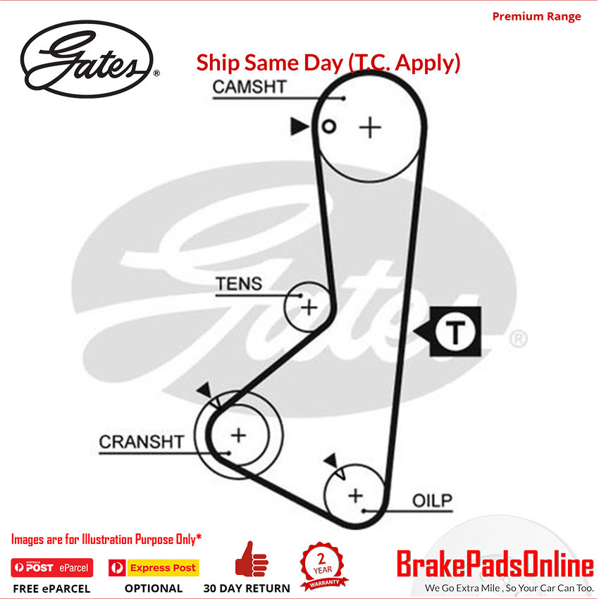 Timing Belt T158 for MITSUBISHI Starion A183A