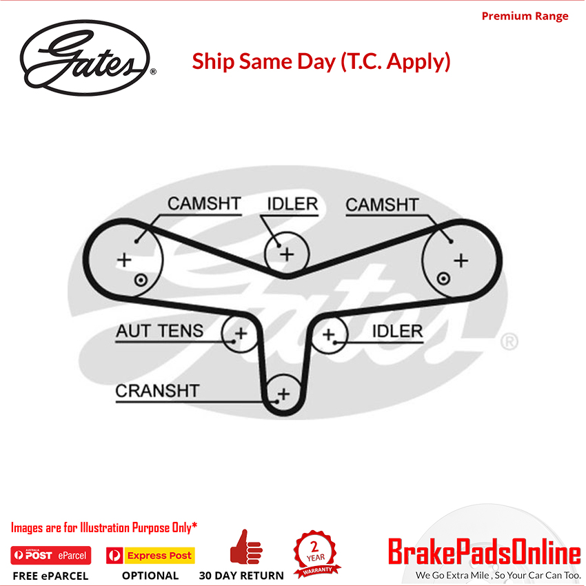 Timing Belt T1616 for JAGUAR XJ6 MK III X350/X358