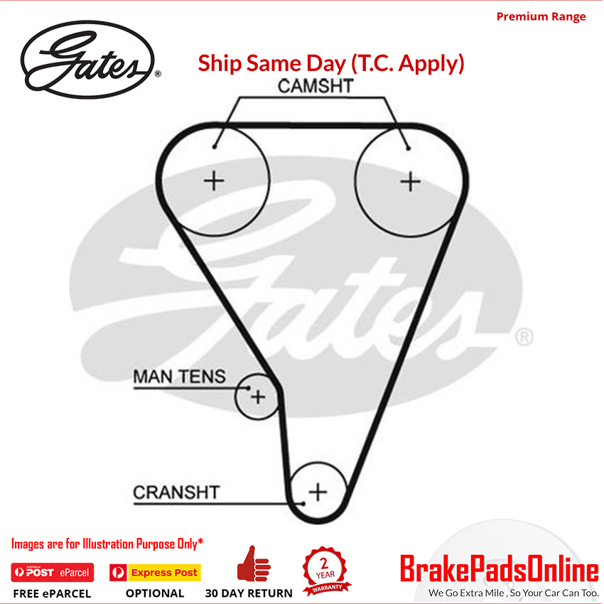 Timing Belt T176 for TOYOTA Corolla AE93