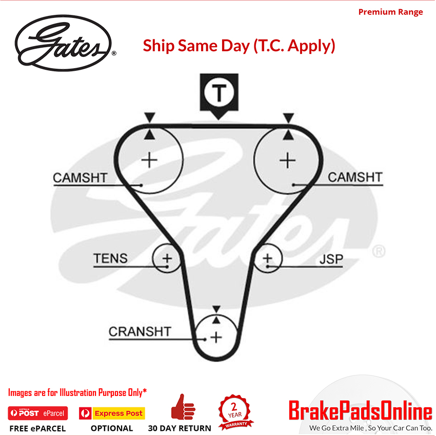 Timing Belt T179 for MAZDA 323F MK VII BA1