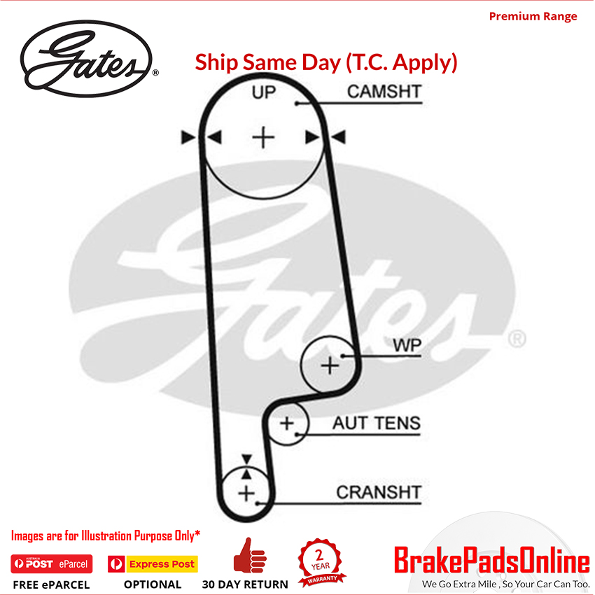 Timing Belt T187 for HONDA Accord MK V CE9