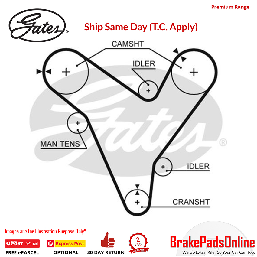 Timing Belt T214 for MAZDA Eunos 500 CA12