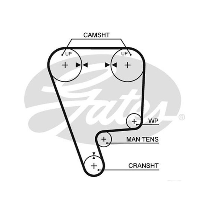 Timing Belt T227 for HONDA HR-V GH2