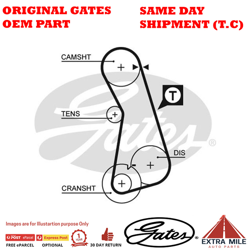 Timing Belt T262 for SEAT Cordoba 6K2
