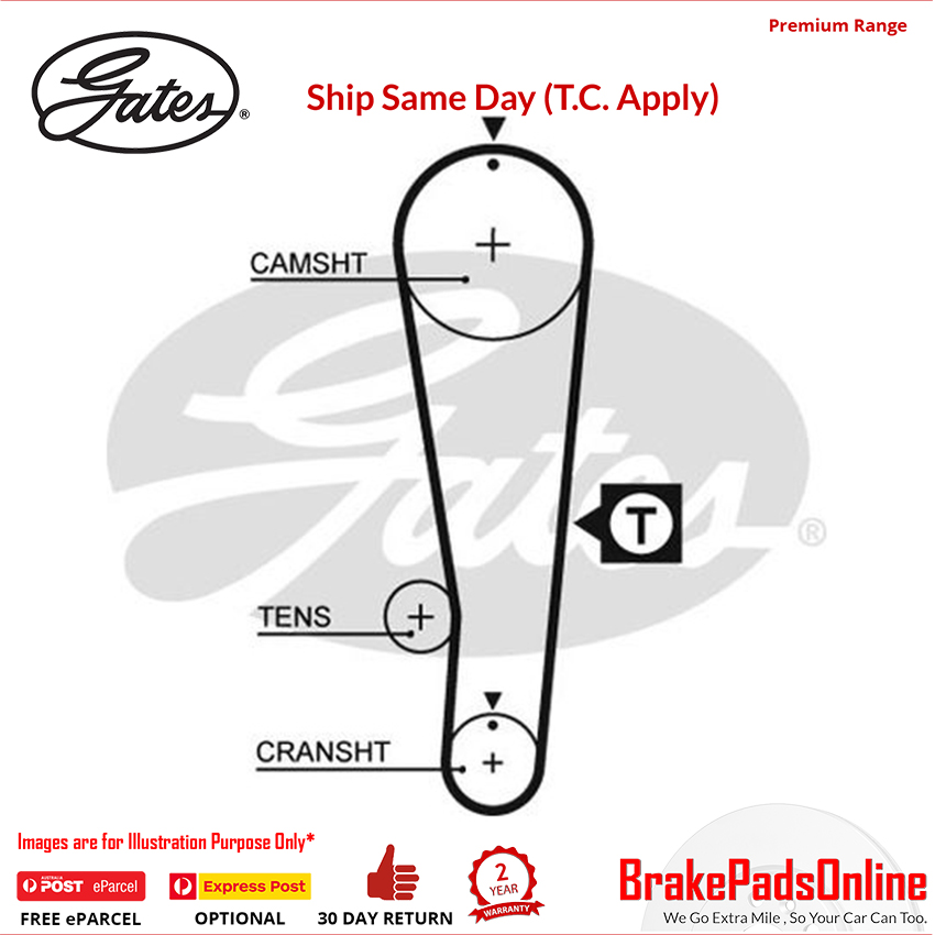 Timing Belt T272 for SUZUKI Alto MK IV SH410FA11S/SH410FB11S