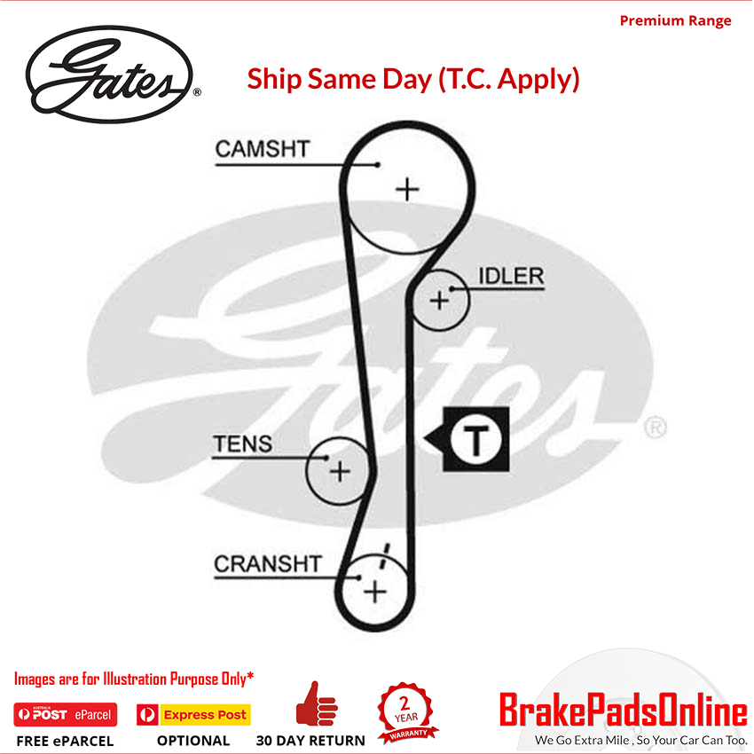 Timing Belt T282 for HYUNDAI Getz TB