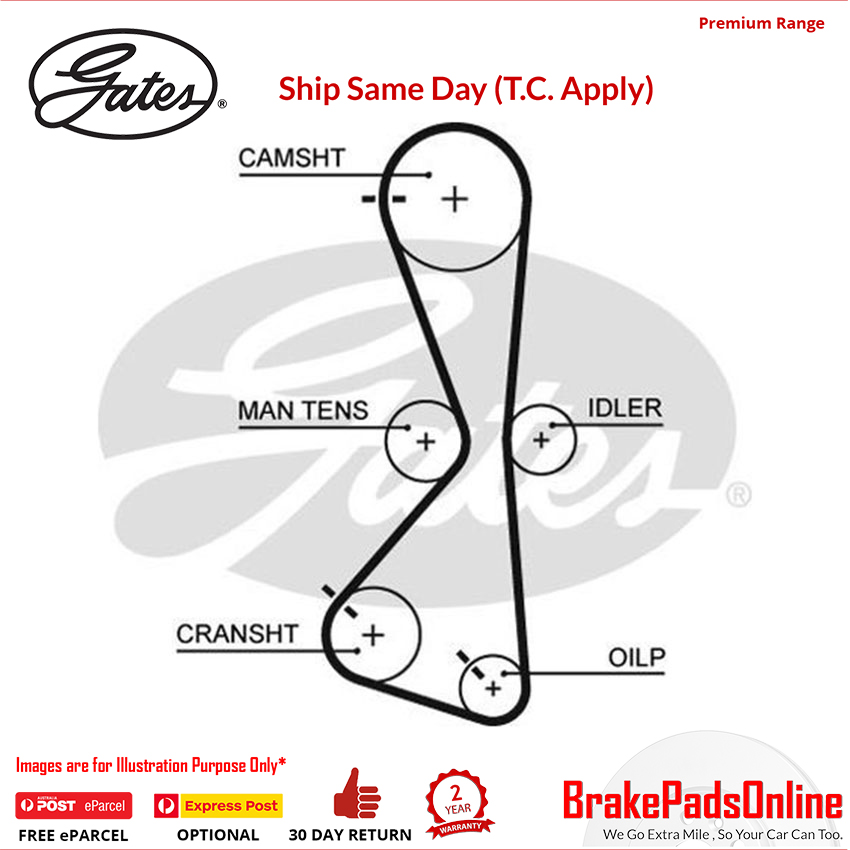 Timing Belt T332 for MITSUBISHI Grandis NA4W