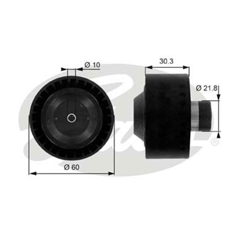 DRIVEALIGN IDLER PULLEY For FORD FOCUS C-MAX/FUSION/GRAND C-MAX