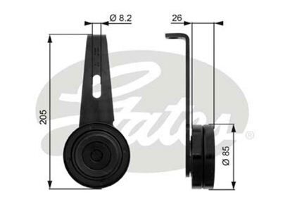DRIVEALIGN TENSIONER PULLEY For SUZUKI SAMURAI/VITARA 